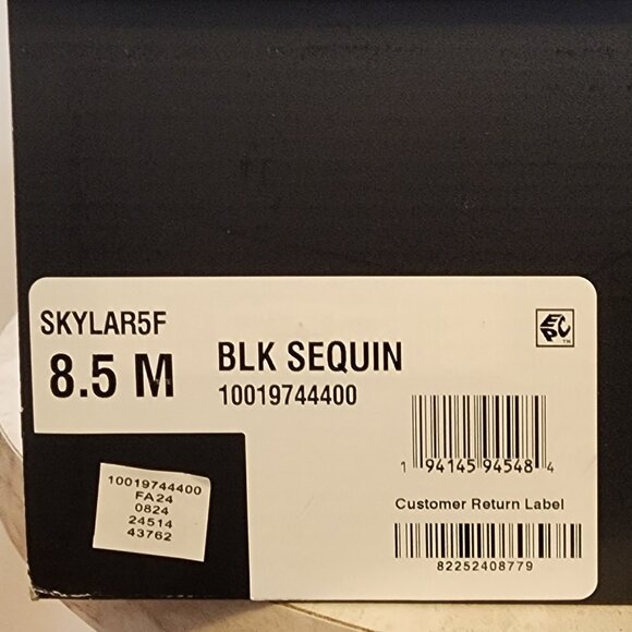 I.N.C. International Concepts Skylar Cuff Pointed-Toe Dress Black Sequins - c003 - Picture 7 of 8